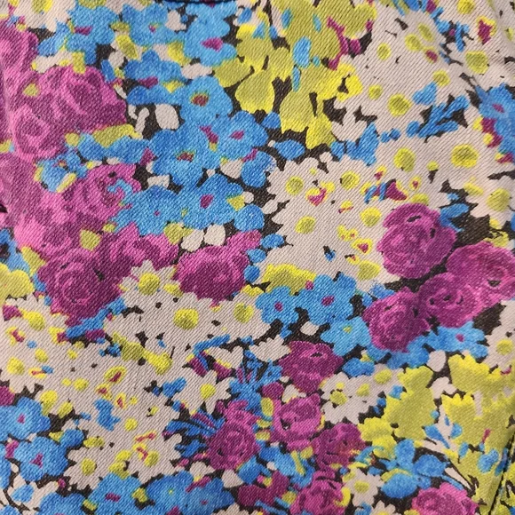 Aeropostale Ashley Floral Multicolored Skinny Jeans. Size 3/4 - Picture 4 of 9